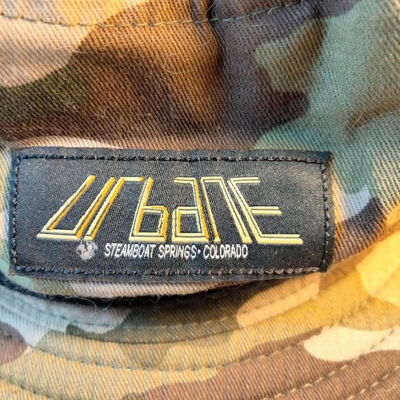 Urbane Camouflage Boonie Hat Steamboat Springs Colorado Camo Strap Youth 22 inch - Picture 4 of 8